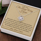 The Long Way Home - Love Knot Necklace for Mom