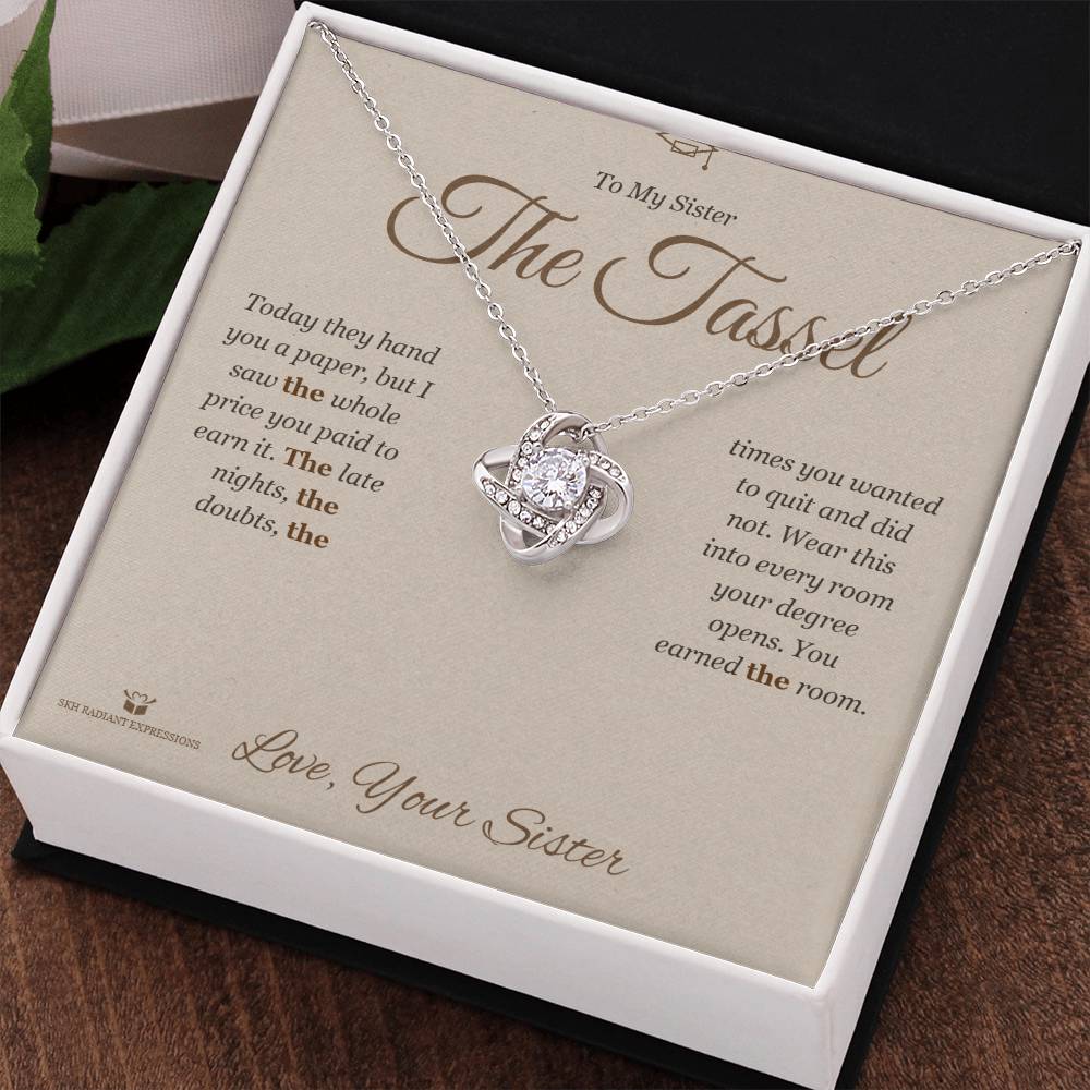 The Tassel - Love Knot Necklace for Sister