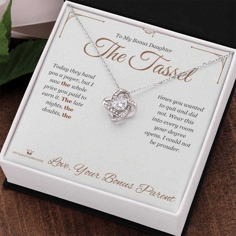 The Tassel - Love Knot Necklace for Stepdaughter