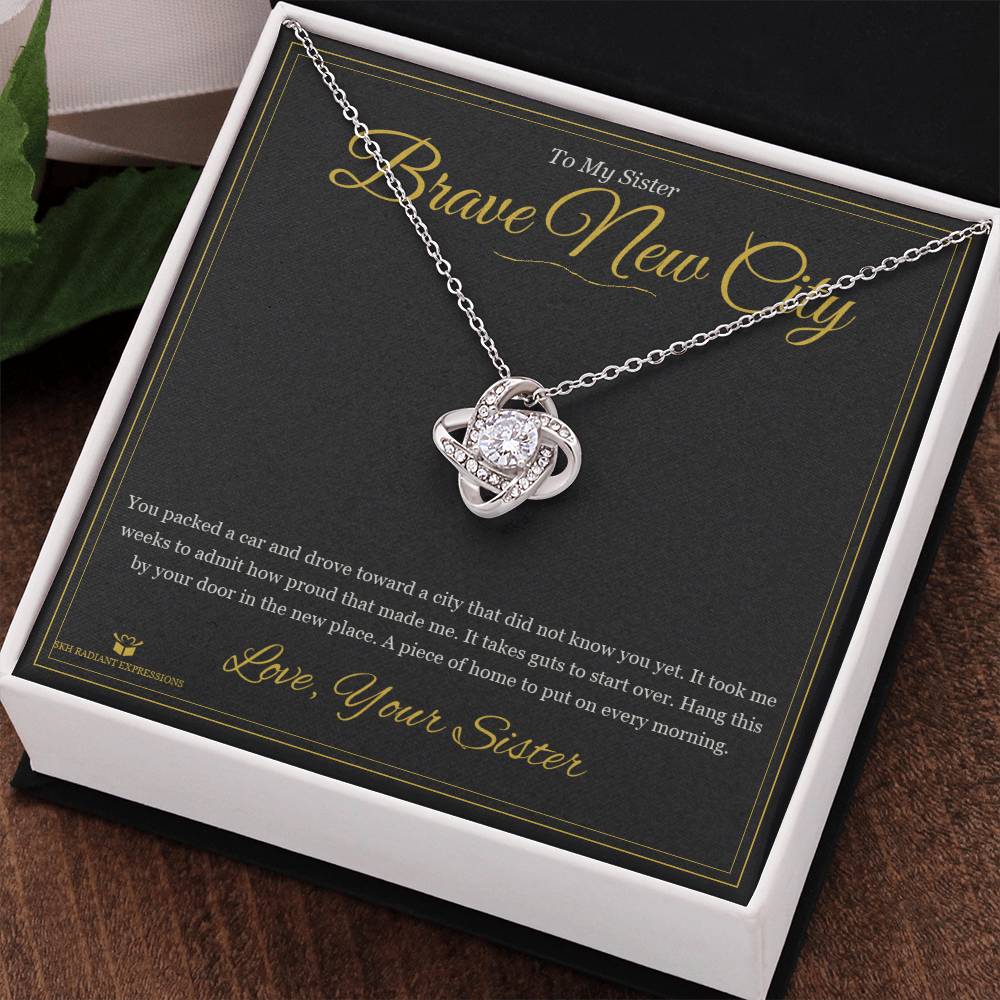 Brave New City - Love Knot Necklace for Sister