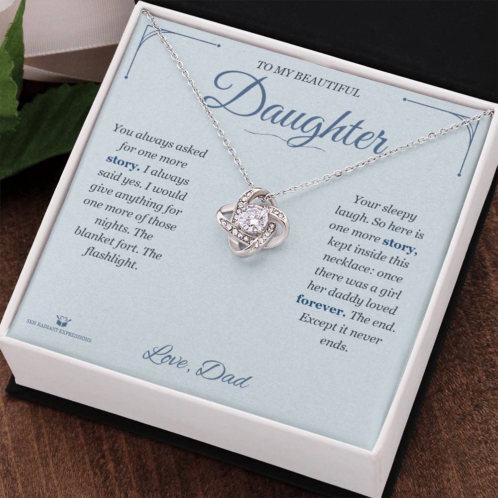 One More Story - Love Knot Necklace for Daughter