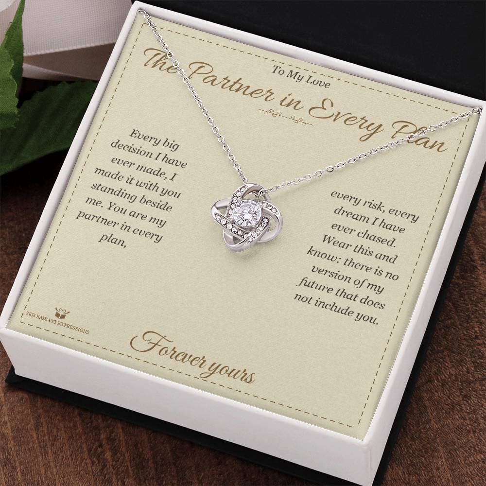 The Partner in Every Plan - Love Knot Necklace for Partner