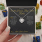 Small Hands, Big Sister Rules - Love Knot Necklace for Sister