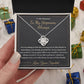 To My Stepmom, Always - Love Knot Necklace for Stepmom