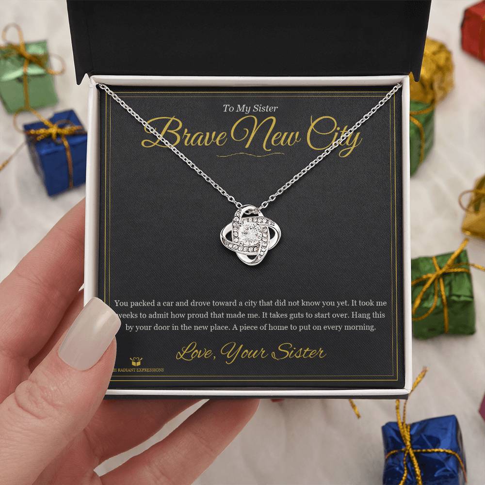 Brave New City - Love Knot Necklace for Sister