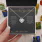 Braver Than You Believe - Love Knot Necklace for Mom