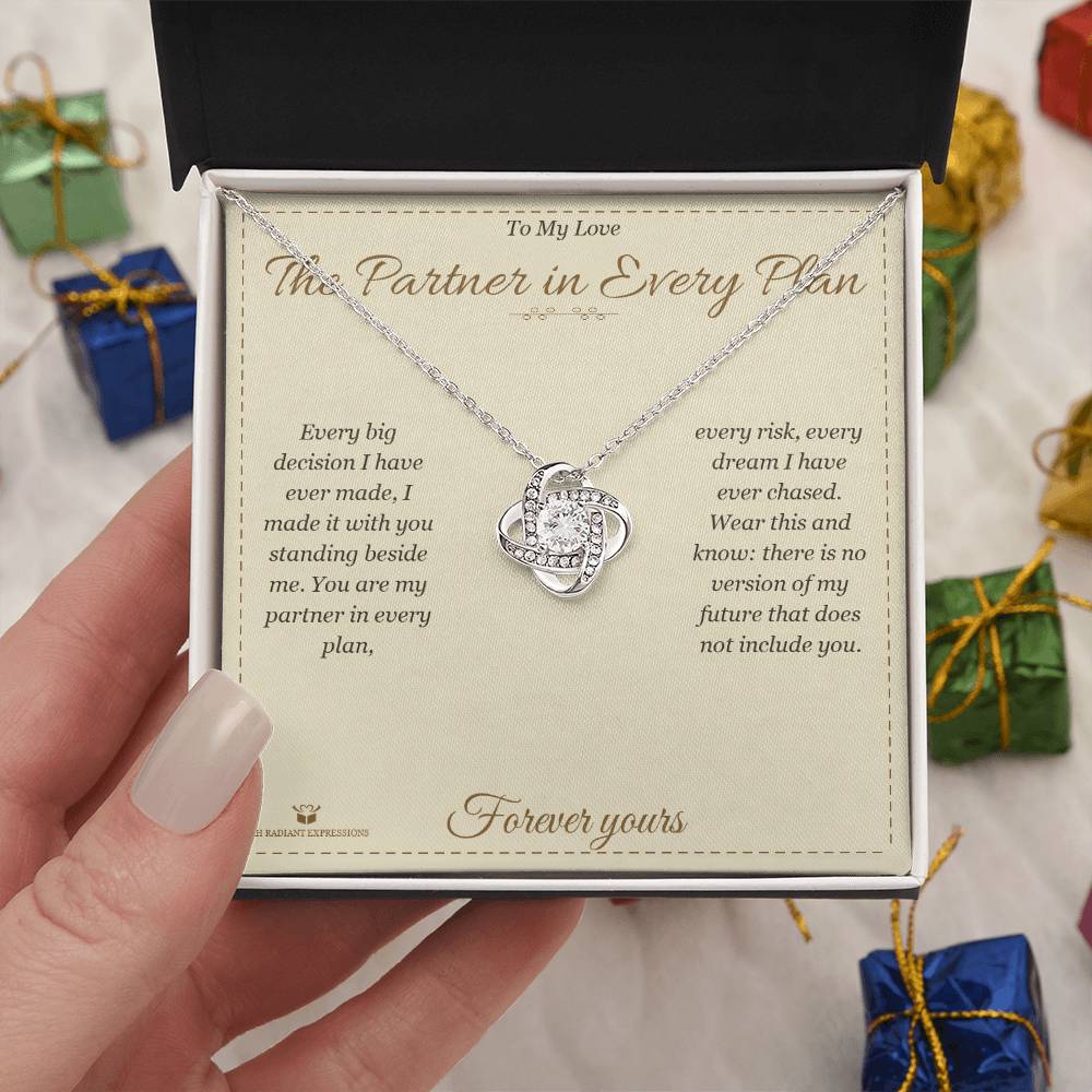 The Partner in Every Plan - Love Knot Necklace for Partner