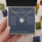 Straighten Your Crown - Love Knot Necklace for Grandson