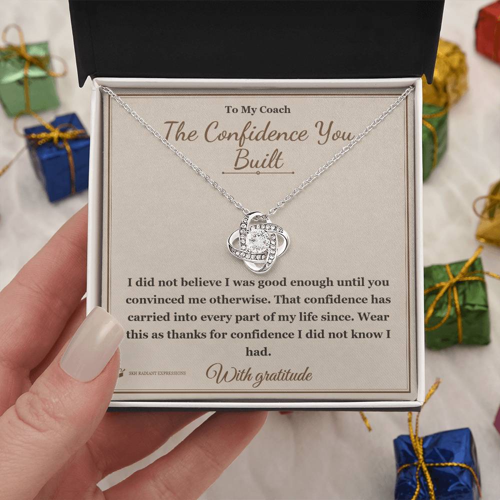 The Confidence You Built - Love Knot Necklace for Coach
