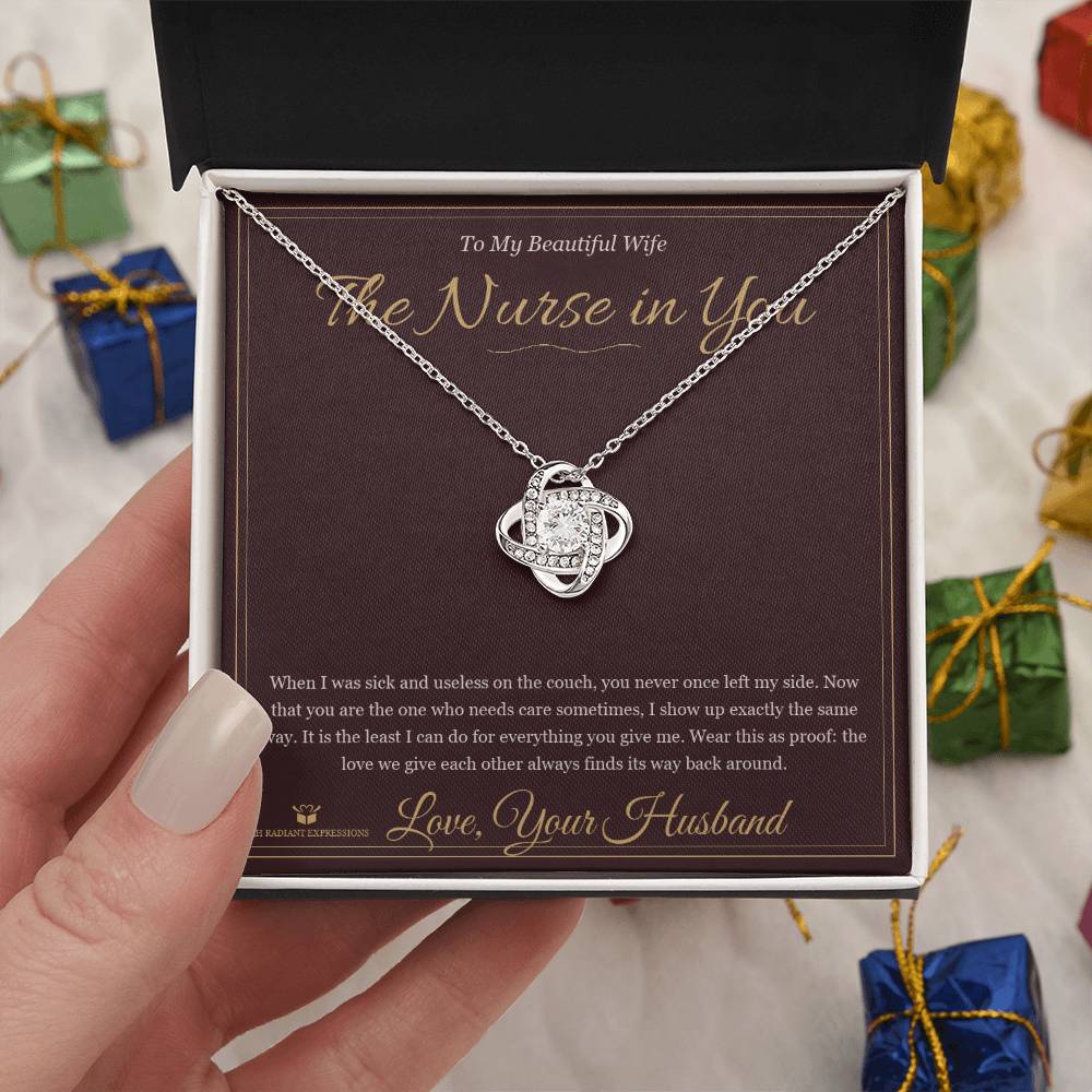 The Nurse in You - Love Knot Necklace for Wife