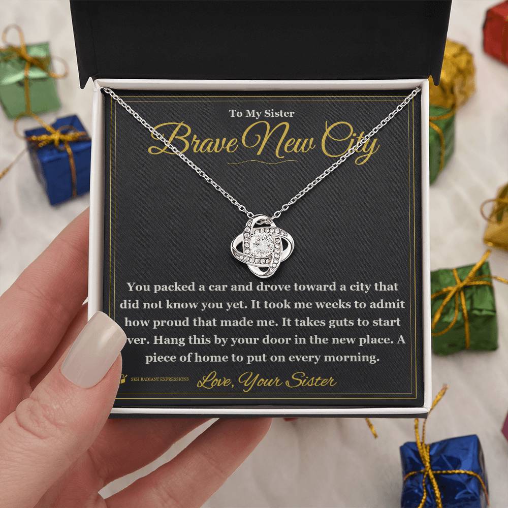 Brave New City - Love Knot Necklace for Sister