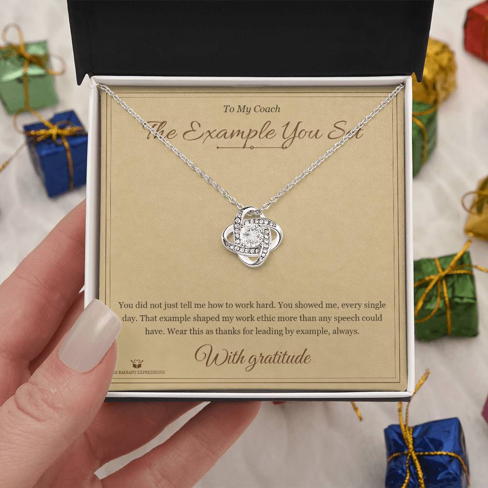 The Example You Set - Love Knot Necklace for Coach