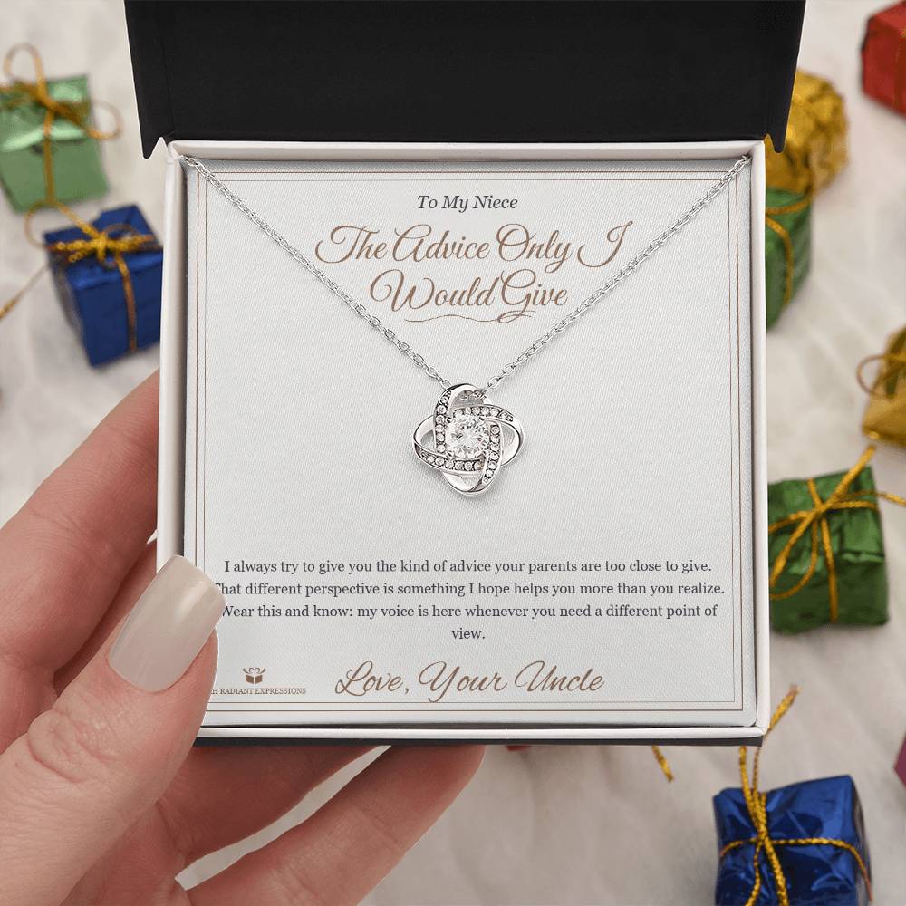 The Advice Only I Would Give - Love Knot Necklace for Niece