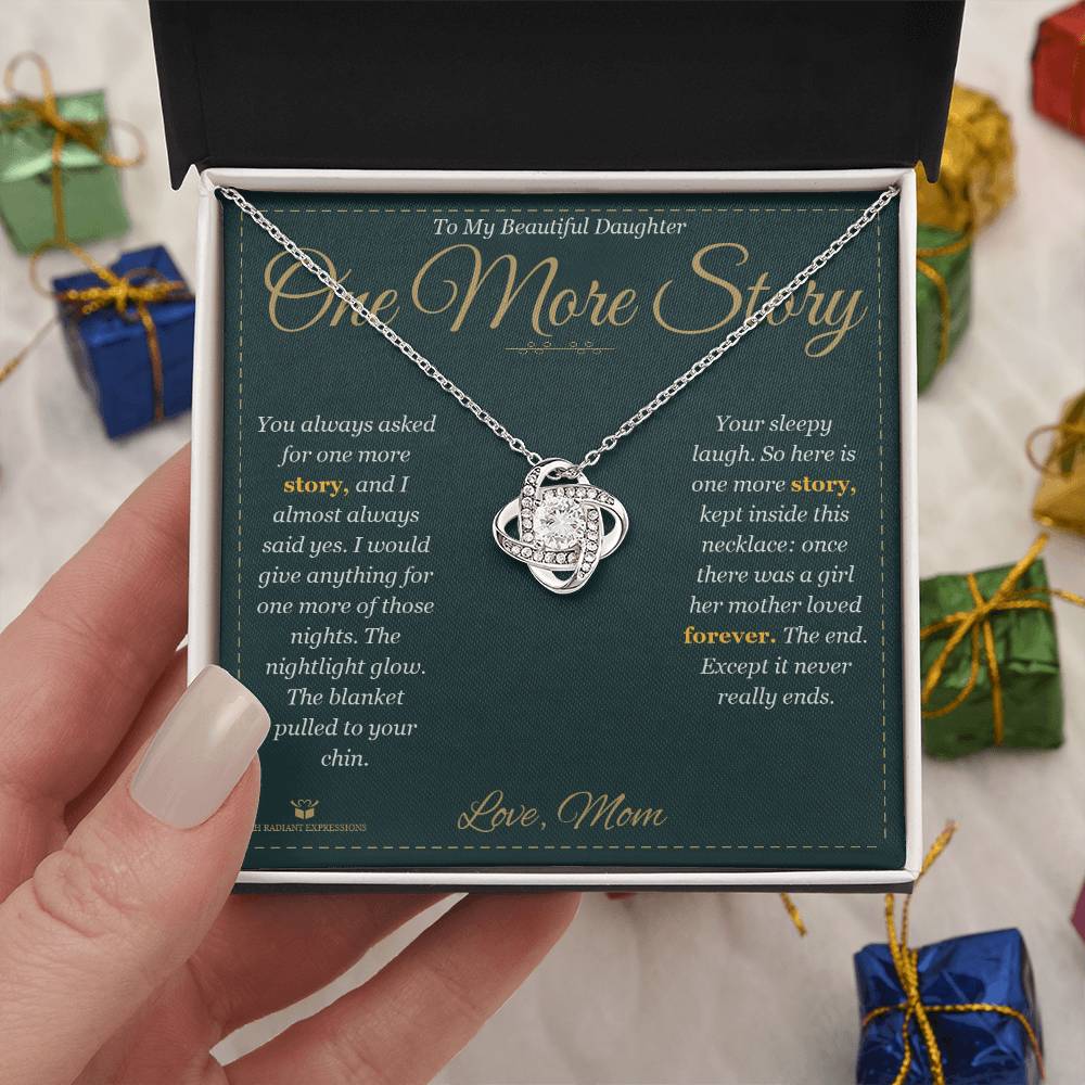 One More Story - Love Knot Necklace for Daughter