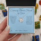 Sisters by Blood, Friends by Choice - Love Knot Necklace for Sister - personalized keepsake gift from SKH Radiant Expressions