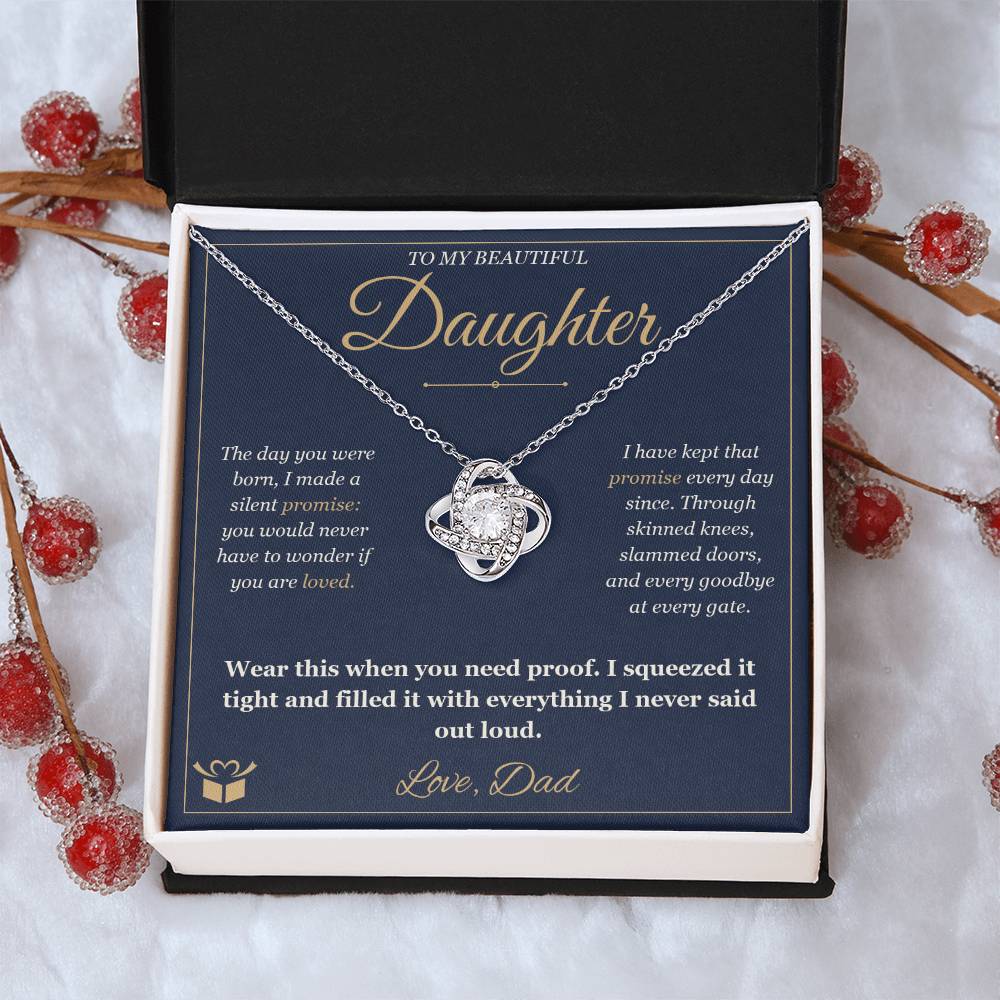 TEST CATALOG4379 - To My Beautiful Daughter Love Knot (delete me)