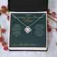 Watching You Become a Mother - Love Knot Necklace for Sister
