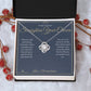 Straighten Your Crown - Love Knot Necklace for Grandson