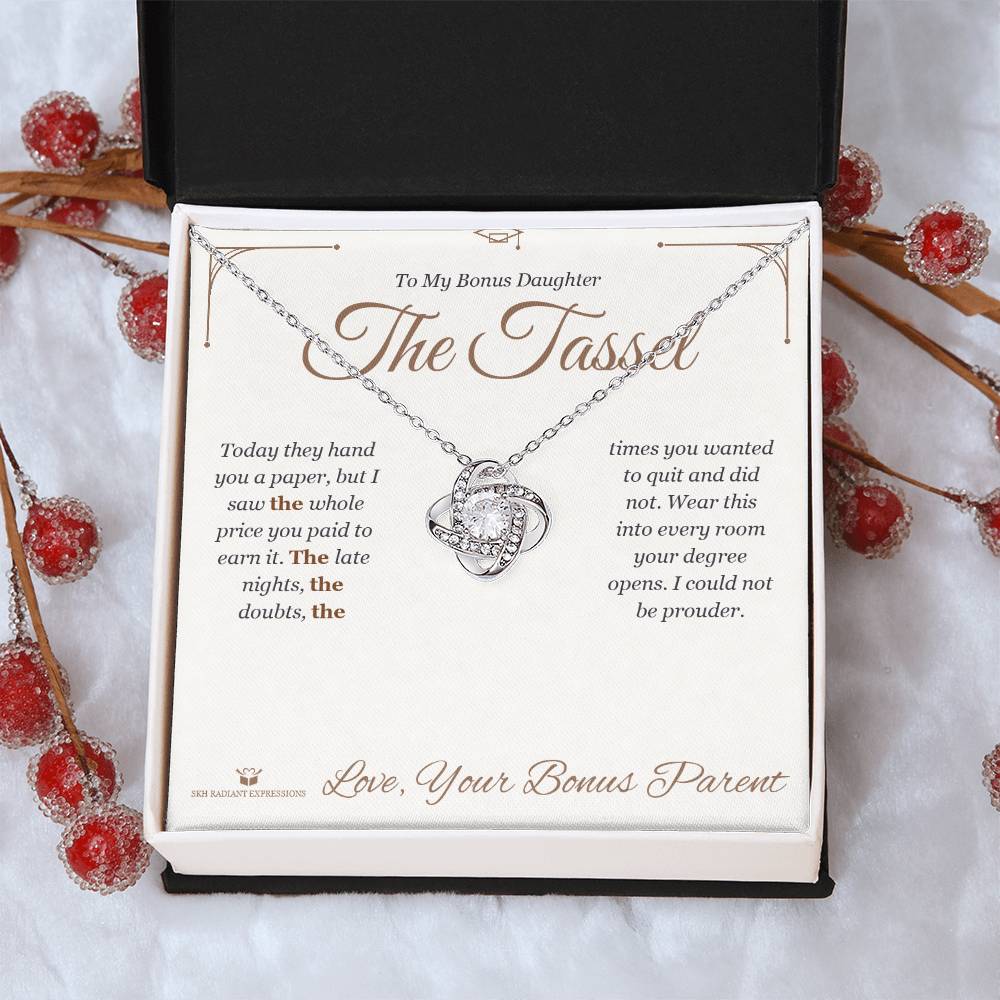 The Tassel - Love Knot Necklace for Stepdaughter