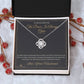The Door Is Always Open - Love Knot Necklace for Wife