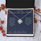 Braver Than You Believe - Love Knot Necklace for Sister