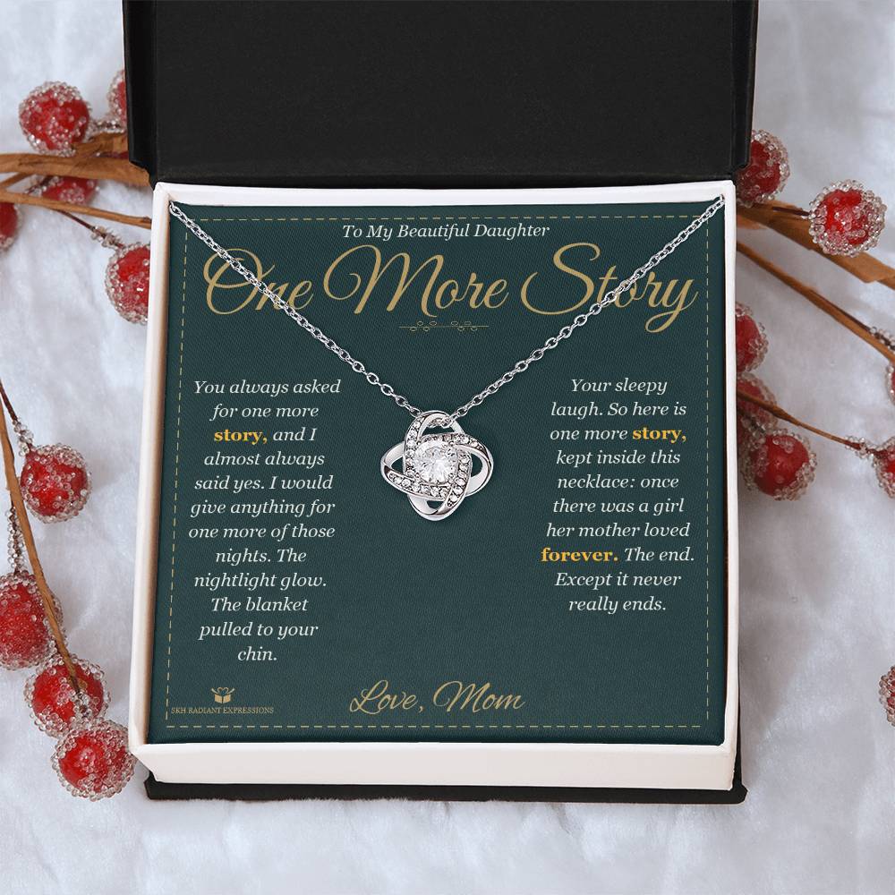 One More Story - Love Knot Necklace for Daughter