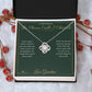 The Phone Calls I Cherish - Love Knot Necklace for Grandson