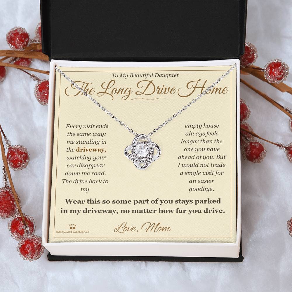 The Long Drive Home - Love Knot Necklace for Daughter