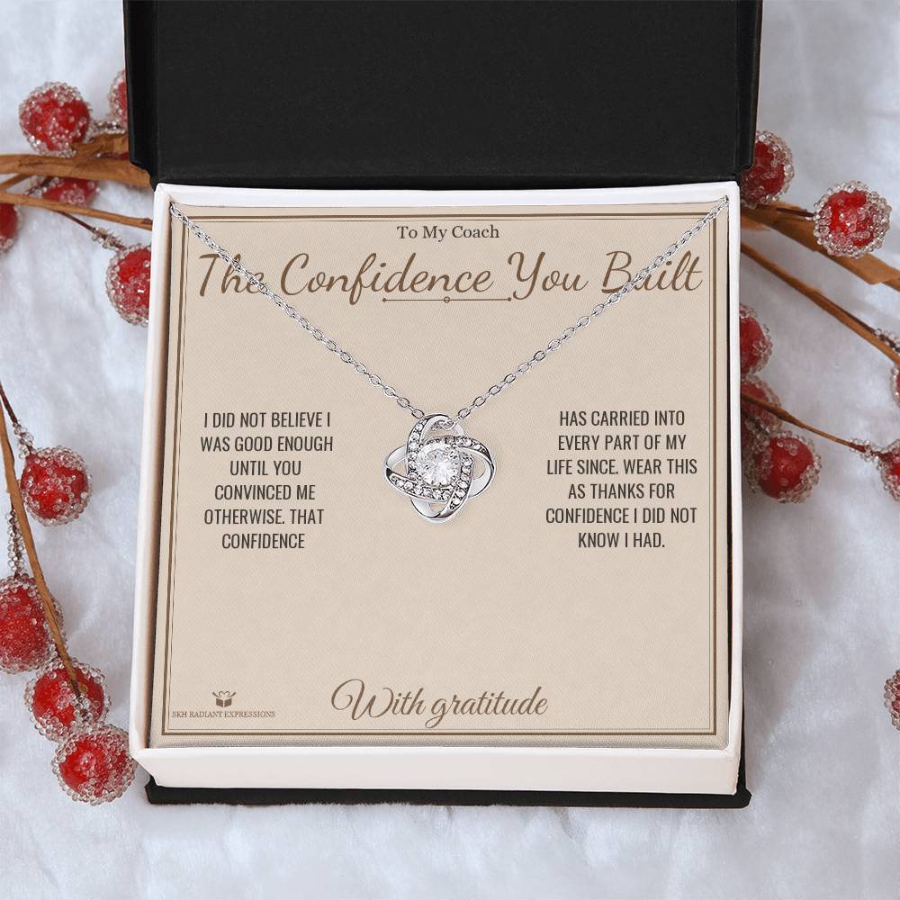 The Confidence You Built - Love Knot Necklace for Coach