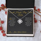 Small Hands, Big Sister Rules - Love Knot Necklace for Sister