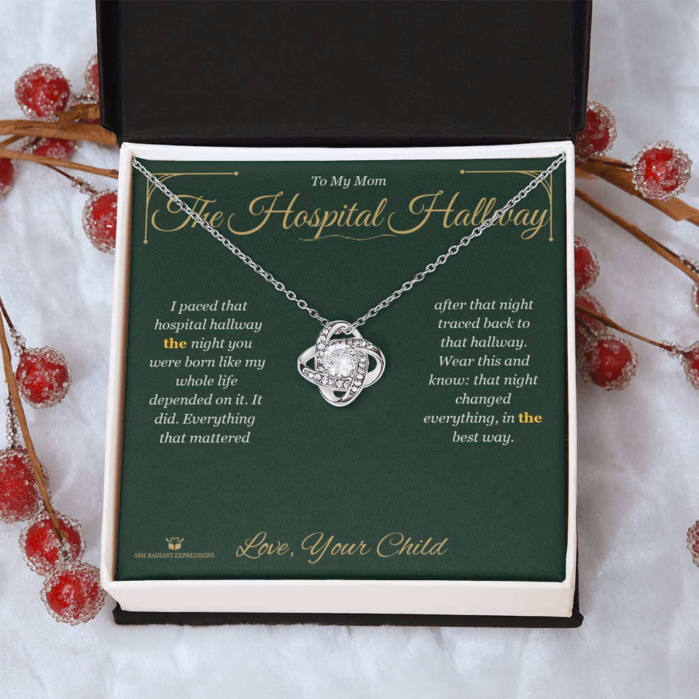The Hospital Hallway - Love Knot Necklace for Mom