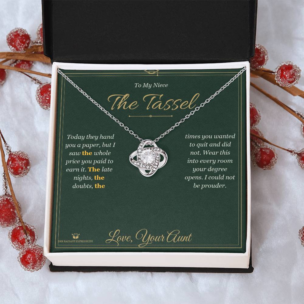 The Tassel - Love Knot Necklace for Niece