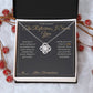 The Reflection I See in You - Love Knot Necklace for Grandson