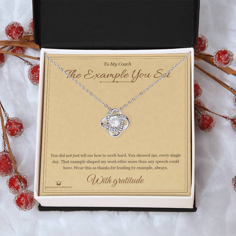 The Example You Set - Love Knot Necklace for Coach