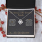 The Woman Who Raised a Family - Love Knot Necklace for Grandmother