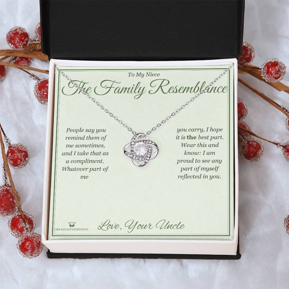 The Family Resemblance - Love Knot Necklace for Niece