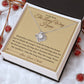 The Long Way Home - Love Knot Necklace for Mom