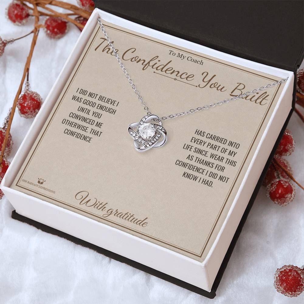 The Confidence You Built - Love Knot Necklace for Coach