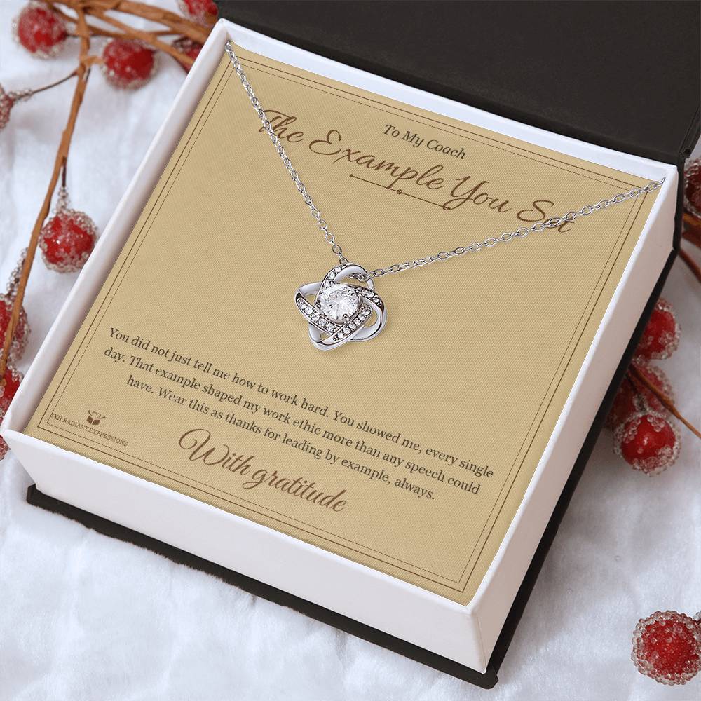 The Example You Set - Love Knot Necklace for Coach