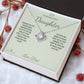 Straighten Your Crown - Love Knot Necklace for Daughter