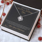 The Door Is Always Open - Love Knot Necklace for Wife