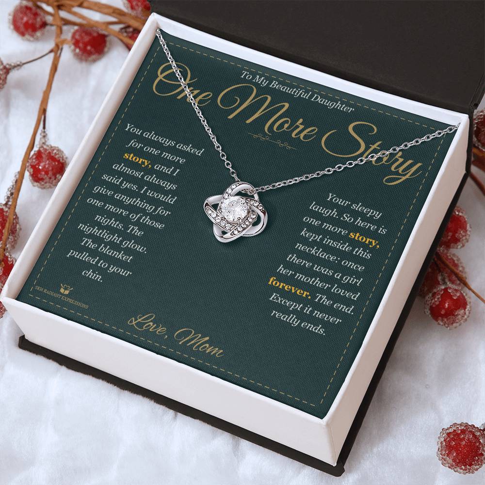 One More Story - Love Knot Necklace for Daughter