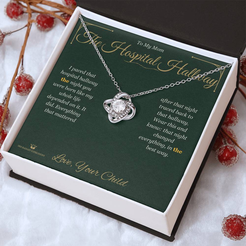 The Hospital Hallway - Love Knot Necklace for Mom