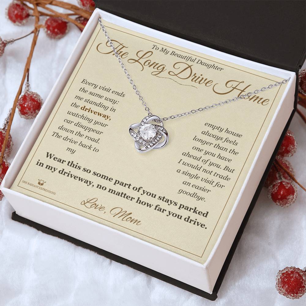 The Long Drive Home - Love Knot Necklace for Daughter