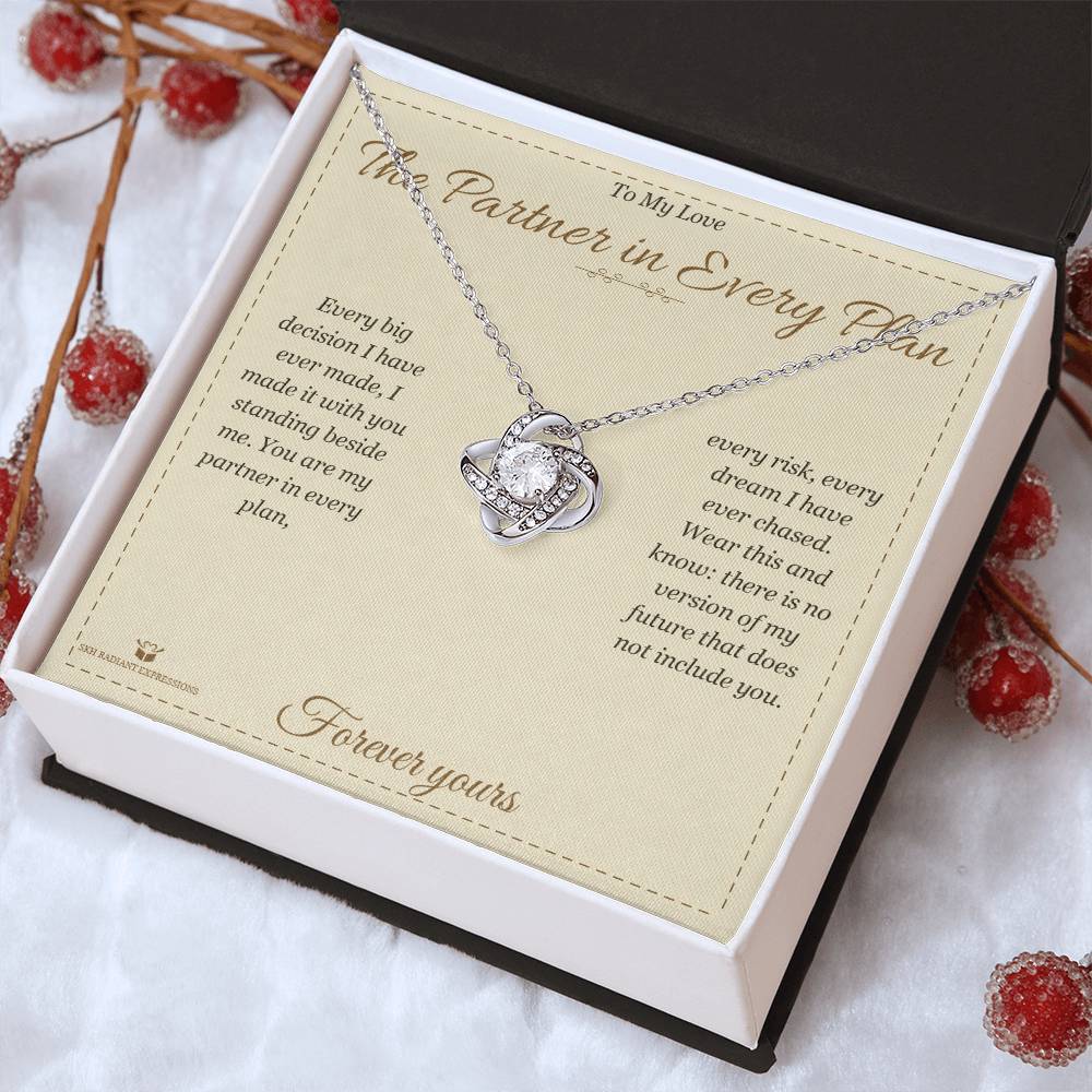 The Partner in Every Plan - Love Knot Necklace for Partner