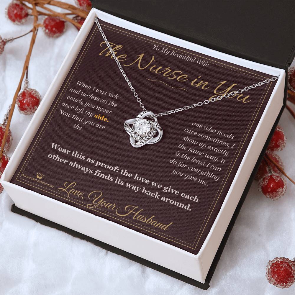 The Nurse in You - Love Knot Necklace for Wife