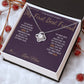My First Best Friend - Love Knot Necklace for Daughter