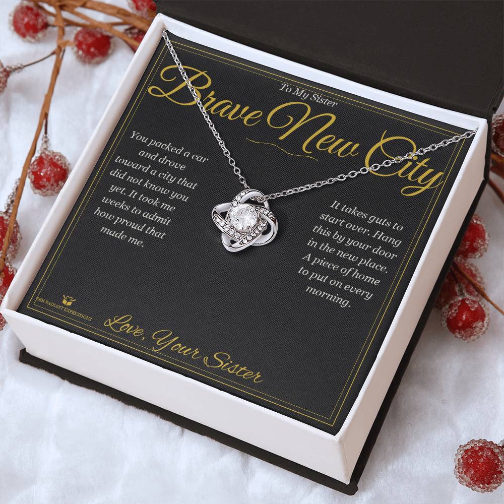 Brave New City - Love Knot Necklace for Sister