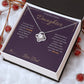Since Your First Breath - Love Knot Necklace for Daughter