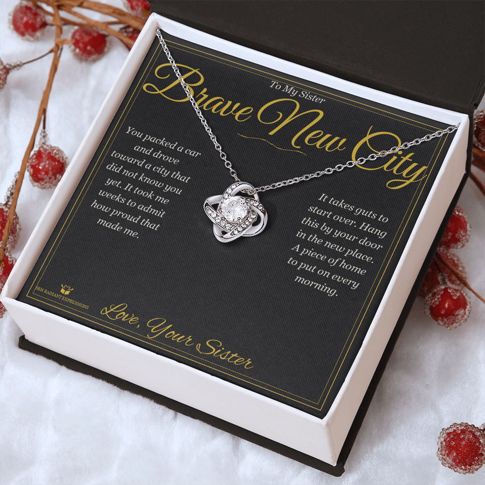 Brave New City - Love Knot Necklace for Sister